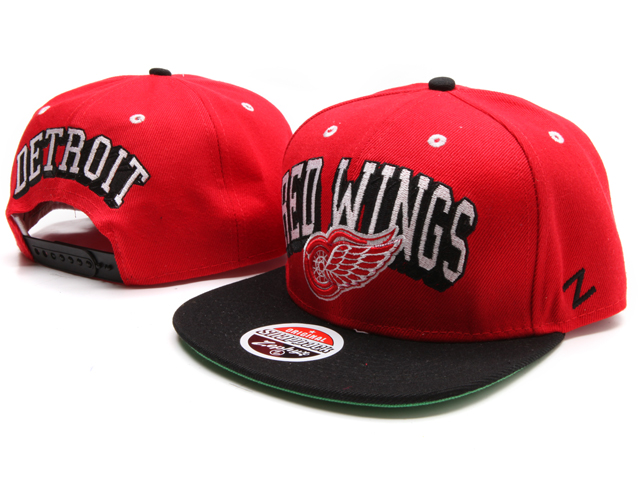 Zephyr Detroit Red Wings Snapback Hat NU01